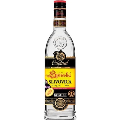 Spišská Originál Slivovice Kosher 52% 0,7 l (holá láhev) – Zbozi.Blesk.cz