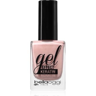 bellaoggi Gel Effect Keratin Nail Polish lak na nehty odstín Pearl Rose 10 ml