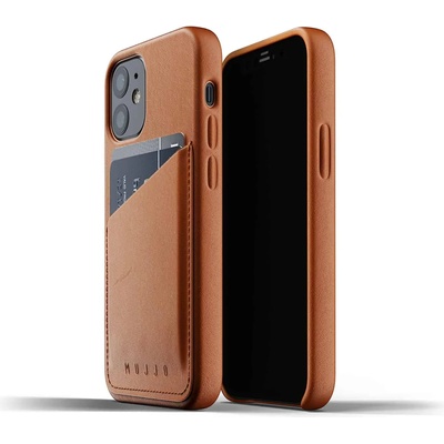 Mujjo Калъф кожен Mujjo Full Wallet Leather Case for iPhone 12 mini (CL-014-BK)