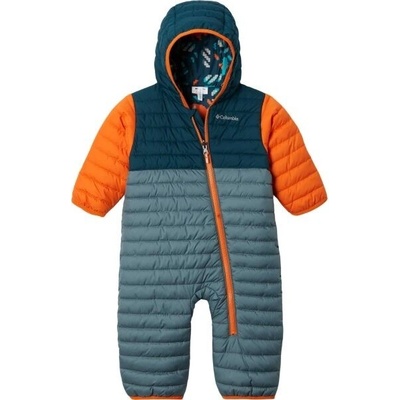Columbia POWDER LITE REVERSIBLE BUNTING Dětská zimní kombinéza modrá – Zboží Dáma