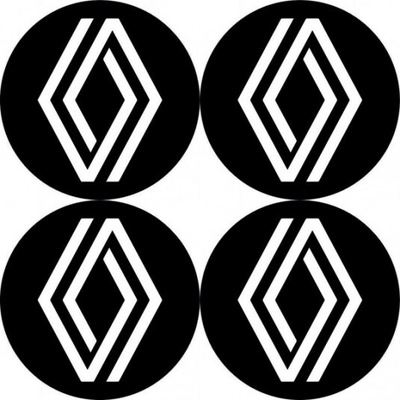 Samolepky živicové 3D RENAULT nové logo 4ks AutoZulu