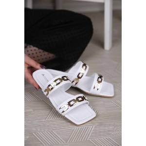 Moda Trend Дамски чехли - Бели #309103 (309103_Бяло)
