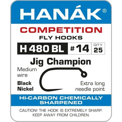 Hanák Competition Muškařský háček jigový Champion vel.20 25 ks