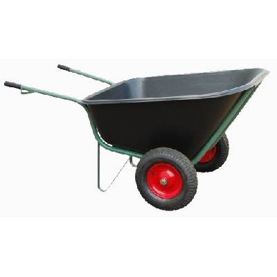 Kolečko dvoukolák 210ltr.plastová korba