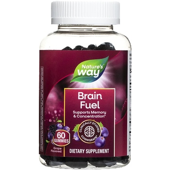 Nature's Way Brain Fuel (Формула за памет и концентрация) 60 желирани таблетки | Nature’s Way (14346)