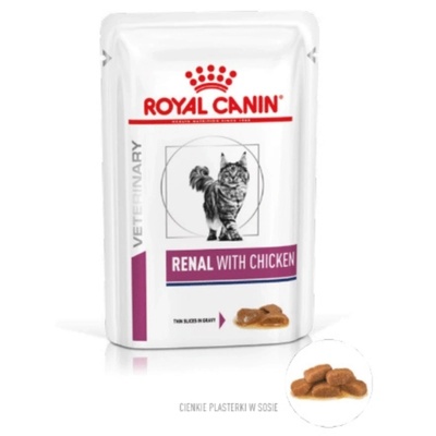 Royal Canin weterynaria ROYAL CANIN Renal with Chicken 12x85g