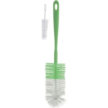 Babyono Четка за почистване шишета и биберони Babyono - Зелена (5901435415368)