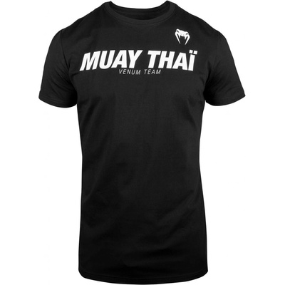 Pánské tričko Venum Muay Thai VT Black/white