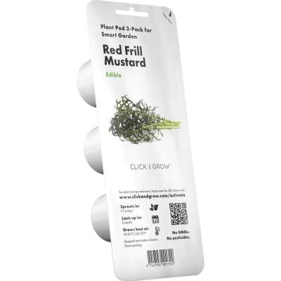 Click & Grow Семена Click and Grow - Червена къдрава горчица, 3 пълнителя (SGR77X3)
