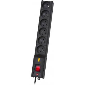 Lestar LX 610 G-A 1966004697 разклонител 6 гнезда 5m черен (LX 610 G-A K.:CZ 5.0M)