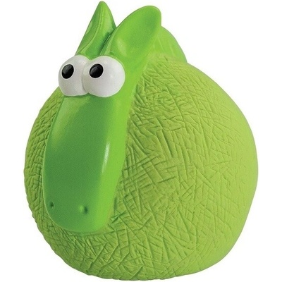 HipHop pískací míček koník přírodní latex BigHead 6 cm zelená