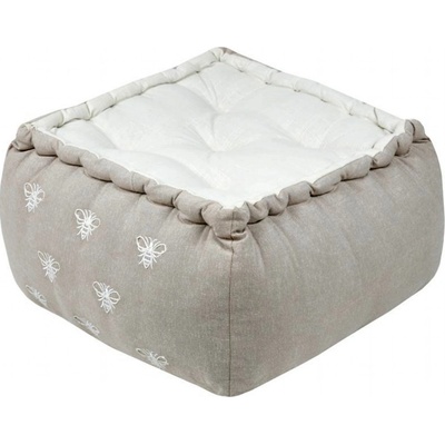 France sedací polštář puf na zem butine béžová 40x30 cm – Zboží Dáma