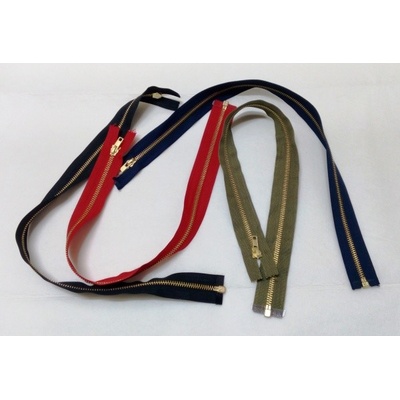 Zip mosazný 30 cm