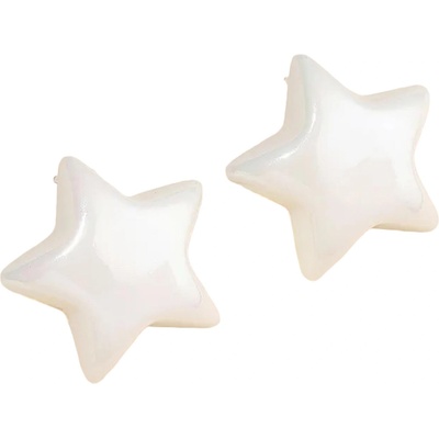 HARAHU Обеците AD-33421 - Star / Бяла KP33421 (AD-33421)