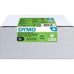 DYMO 2187328, 70mm x 54mm, 6x400 бр. , бели хартиени ветеринарни етикети (2187328)