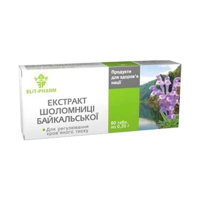 Elit Pharm Šišák bajkalský kořen Extrakt 80 tablet
