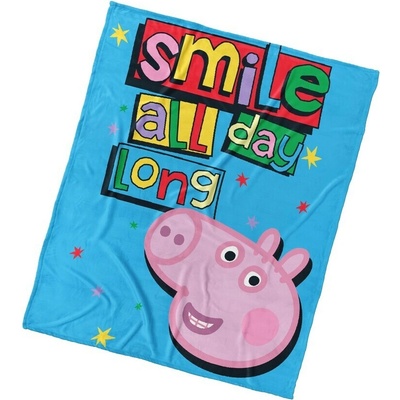Carbotex Detská deka Pepina the Pig Smile Please