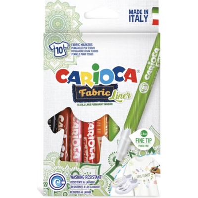 Carioca Fabric Liner 10 ks na textil
