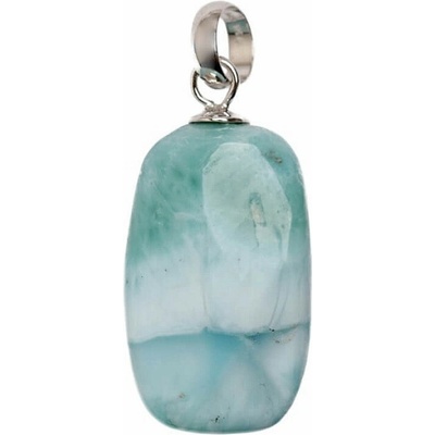 Nefertitis Larimar přívěsek tamblovaný AA kvalita stříbro č. 4 NF63942