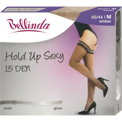 Bellinda Samodržící punčochy Hold up Sexy 15 DEN amber