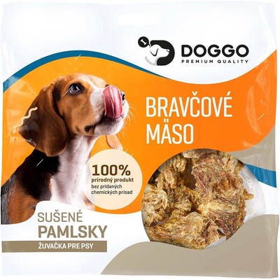 DOGGO pamlsky sušené bravčové mäso balené v ochrannej atmosfére 250 g
