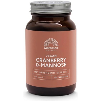 Mattisson Healthstyle Червена Боровинка , D-Маноза с Екстракт от Мечо Грозде 90 таблетки | Mattisson Healthstyle (MT2027)