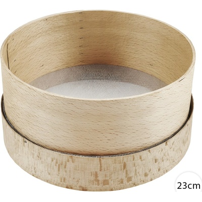 Dřevěné síto na mouku 23 cm – jemné kuchyňské síto Perfect Home K11358