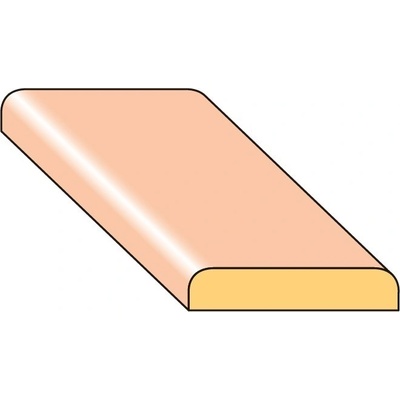 Lišta krycí K3 smrk nastavený 20×4×2000 mm, 25 ks/bal.