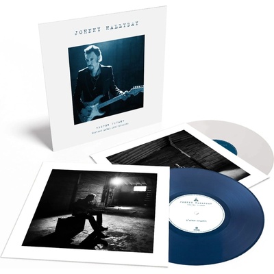 Johnny Hallyday - Rester Vivant (Reissue) (Anniversary/Limited Edition) (Deep Ocean Blue/White Coloured) (2 LP) (5021732405333)