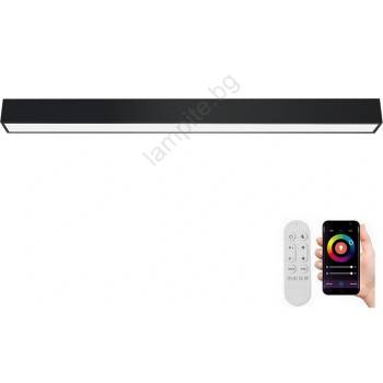 Immax 07256L - LED Димируема лампа LUNGO 38W/230V Wi-Fi Tuya черен + д. у (IM1342)