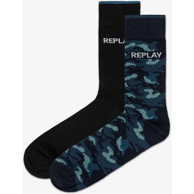 Replay Banderole Чорапи 2 чифта Replay | Cheren | МЪЖЕ | 43-46