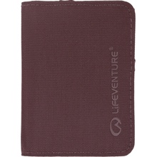 Lifeventure RFiD card Wallet plum Červená peněženka