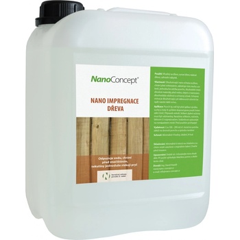 NanoConcept Nano impregnace dřeva 5000 ml