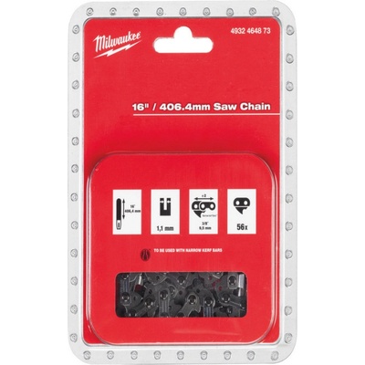 Milwaukee reťaz na pílu 3/8" x 406.4 x 1.1 mm 4932464873