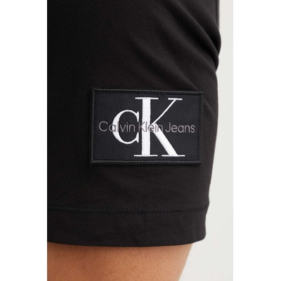 Calvin Klein Jeans Памучна тениска Calvin Klein Jeans в синьо с изчистен дизайн J30J323484 (J30J323484)