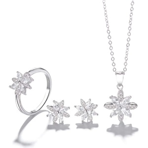 Silenti Jewelry Сребърен комплект "Благоприличие" - 6 - 52мм (16.6мм диам. )