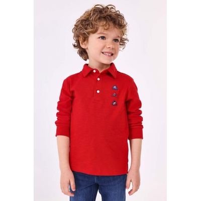 MAYORAL Детска блуза с дълги ръкави Mayoral в червено с апликация (4103.5E.Mini.9BYX)