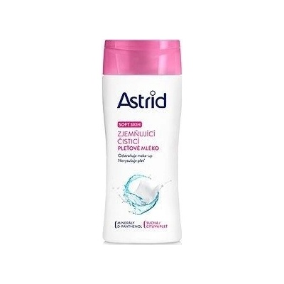 Astrid Soft Skin zjemňující čistiaci pleťové mlieko suchá a ciitlivá pleť 200 ml