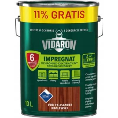 Vidaron Ochranná lazura 10l Palisandr Královský V08