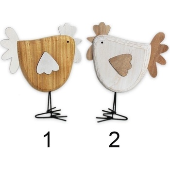 Slepička dřevo 22,5cm mix