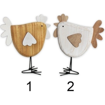 Slepička dřevo 22,5cm mix