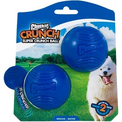 Chuckit míček super crunch ball 6,5 cm 2 ks