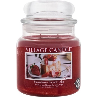 Village Candle Strawberry Pound Cake 389 g