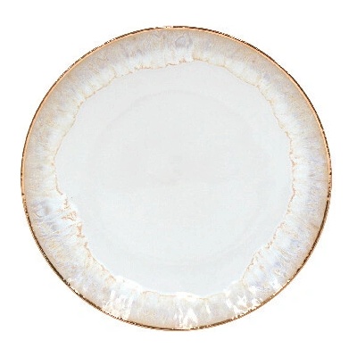 Costa Nova Talíř 27cm TAORMINA bílá zlatá Casafina by