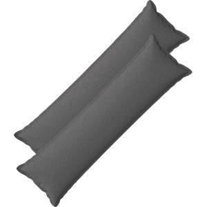 vidaXL Калъфка за възглавница 2 бр. HOUTEN Светлосиво 40 x 145 см (917111)