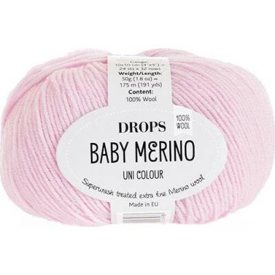 Příze DROPS Baby merino uni color 05 - světlá růžová