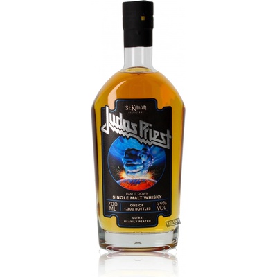 Judas Priest Ram It Down Ultra Heavily Peated Single Malt Whisky 49% 0,7 l (holá láhev)