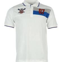 Giorgio Embroidered Polo Mens White