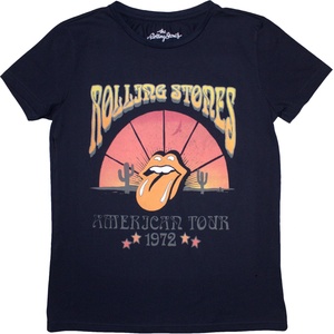 The Rolling Stones Desert '72 Navy Blue S Дамски Риза (RSTS261LN01)