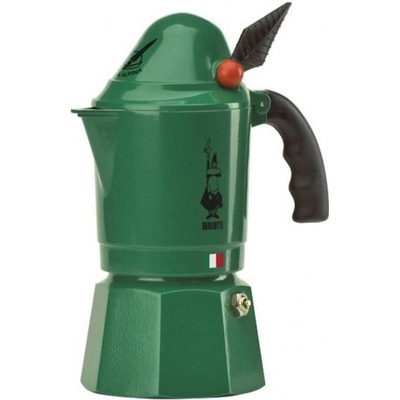 Bialetti konvička Moka Alpina 3 Zelené – Zboží Dáma